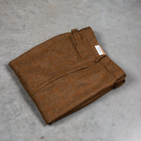 Orgueil OR-1092 Lovat Tweed Trousers L. Brown