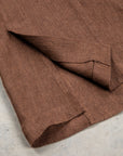 De Petrillo Posillipo Linen Jacket Herringbone Brown