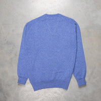 William Lockie Oxton Cashmere Crew Neck Lapis
