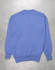 William Lockie Oxton Cashmere V-Neck Lapis