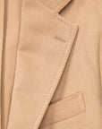 De Petrillo Posillipo Cotton and Linen Suit camel