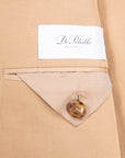 De Petrillo Posillipo Cotton and Linen Suit camel