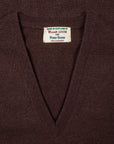 William Lockie Oxton Cashmere V-Neck Ebony