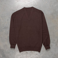 William Lockie Oxton Cashmere V-Neck Ebony