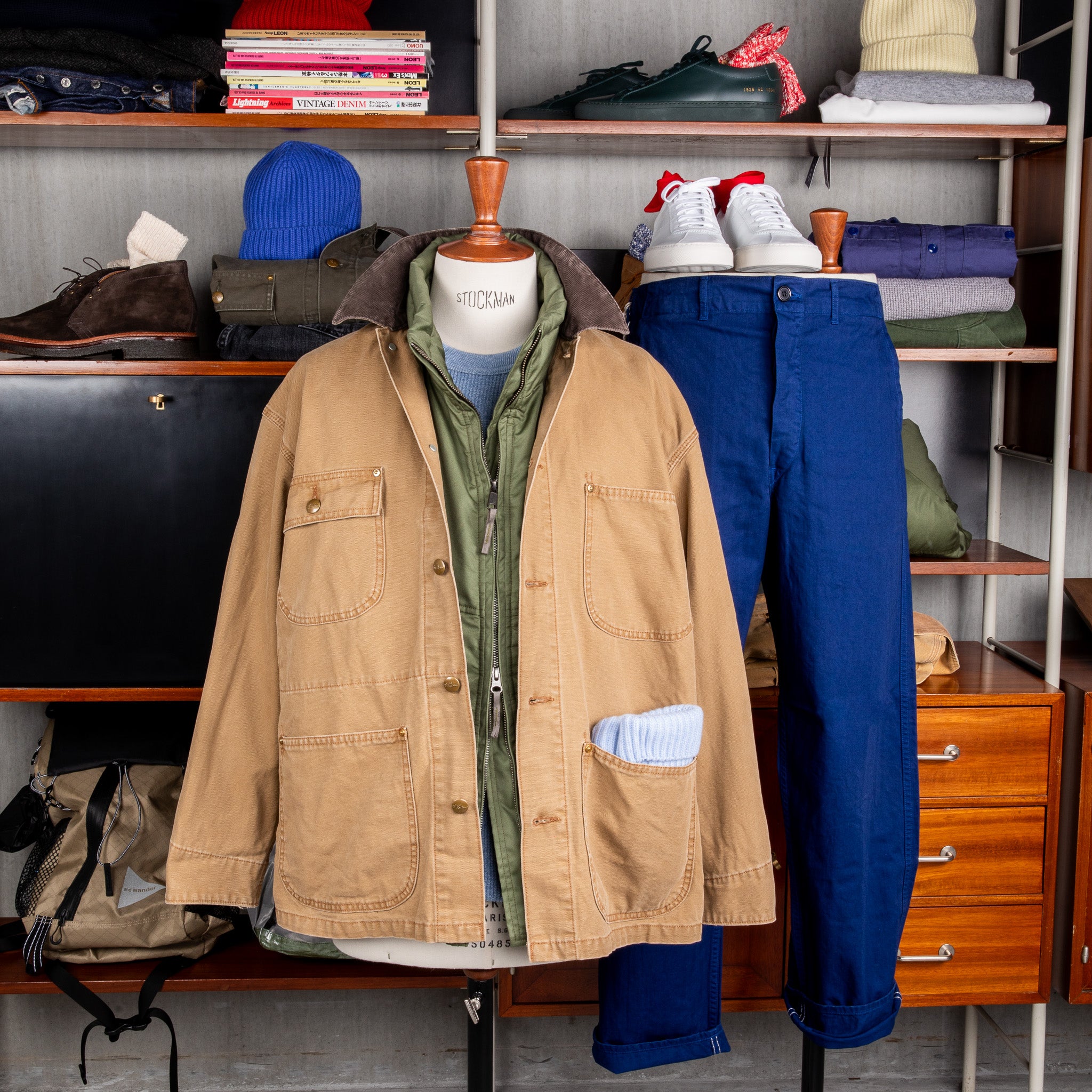 OrSlow Relaxed Fit Coverall Canvas Brown
