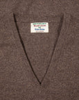 William Lockie Oxton Cashmere V-Neck Pepperpot