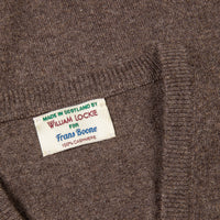 William Lockie Oxton Cashmere V-Neck Pepperpot