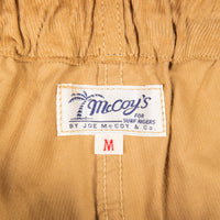 The Real McCoy´s Summer Corduroy Swim Shorts Beige