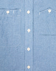 Engineered Garments Work Shirt Light Blue 4.5oz Cotton Chambray