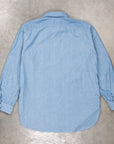 Engineered Garments Work Shirt Light Blue 4.5oz Cotton Chambray