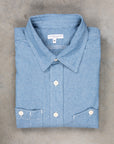 Engineered Garments Work Shirt Light Blue 4.5oz Cotton Chambray