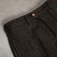 Orgueil OR-1093 Harris Tweed Trousers Dark Green
