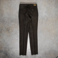 Orgueil OR-1093 Harris Tweed Trousers Dark Green