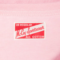 The Real McCoy's Pocket Tee Pink