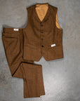 Orgueil OR-1092 Lovat Tweed Trousers L. Brown