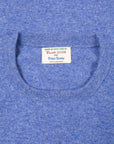 William Lockie Oxton Cashmere Crew Neck Lapis