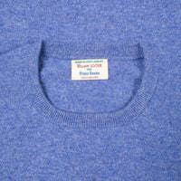 William Lockie Oxton Cashmere Crew Neck Lapis