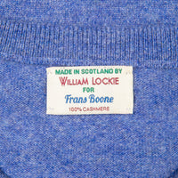 William Lockie Oxton Cashmere Crew Neck Lapis