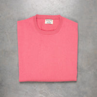 William Lockie Oxton Cashmere Crew Neck Venetian Rose