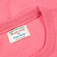 William Lockie Oxton Cashmere Crew Neck Venetian Rose