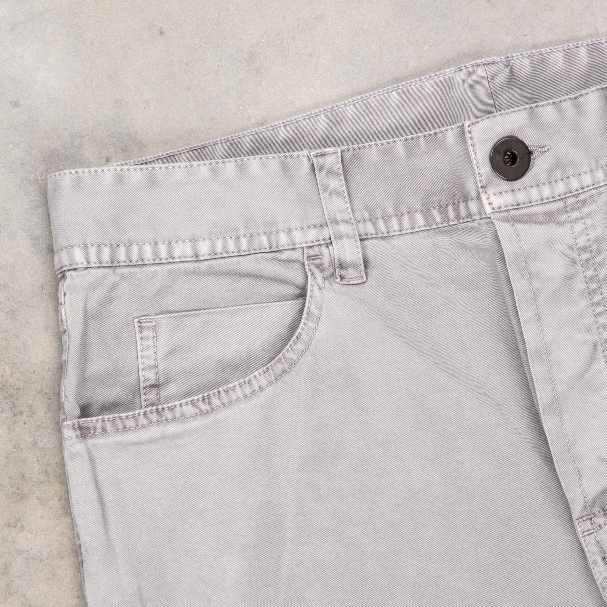 James Perse 5-Pocket Brushed Twill Silver grey