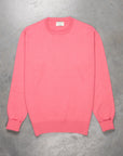 William Lockie Oxton Cashmere Crew Neck Venetian Rose