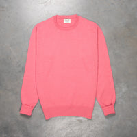 William Lockie Oxton Cashmere Crew Neck Venetian Rose