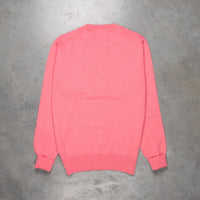 William Lockie Oxton Cashmere Crew Neck Venetian Rose