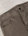 James Perse 5-Pocket Brushed Twill Dark Olive