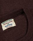 William Lockie Oxton Cashmere Crew Neck Ebony