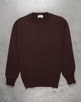 William Lockie Oxton Cashmere Crew Neck Ebony