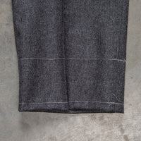 Rota Pantaloni medium Rise Slim Fit Lightweight Flannel Grigio Scuro