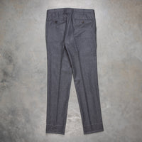 Rota Pantaloni medium Rise Slim Fit Lightweight Flannel Grigio Scuro