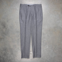 Rota Pantaloni medium Rise Slim Fit Lightweight Flannel Grigio Medio