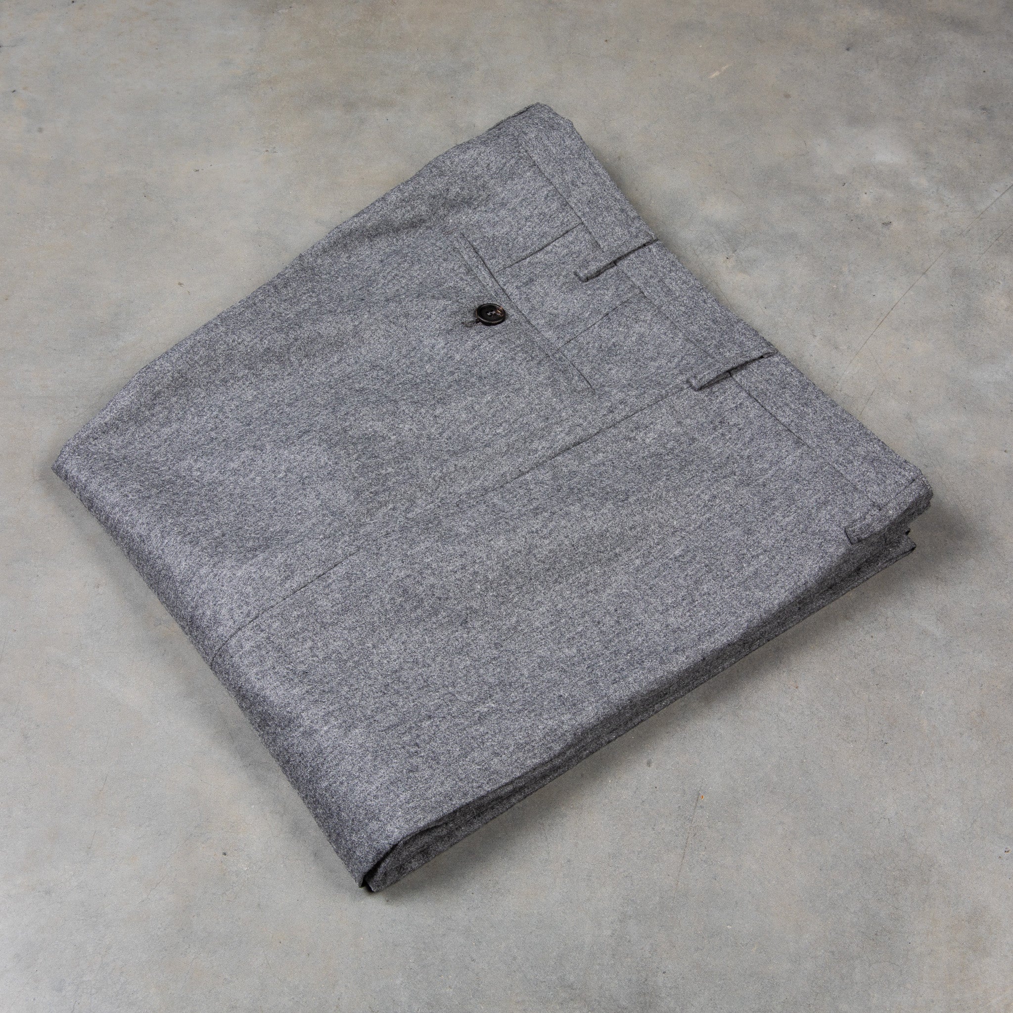 Rota Pantaloni medium Rise Slim Fit Lightweight Flannel Grigio