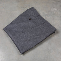 Rota Pantaloni medium Rise Slim Fit Lightweight Flannel Grigio Scuro