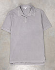 James Perse Revised Polo Silver Grey