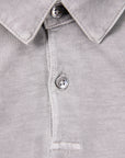 James Perse Revised Polo Silver Grey