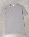 James Perse V neck tee Silver Grey