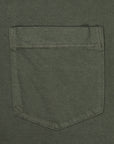 James Perse Crew Neck Pocket Tee Dark Olive