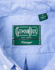 Gitman Vintage button-down shirt blue Oxford