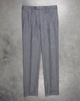 Rota Pantaloni High Rise Regular Fit Lightweight Flannel Grigio Medio