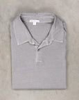 James Perse Revised Polo Silver Grey