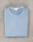 James Perse Vintage Fleece Raglan Sweat Bluestone