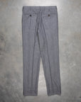 Rota Pantaloni High Rise Regular Fit Lightweight Flannel Grigio Medio