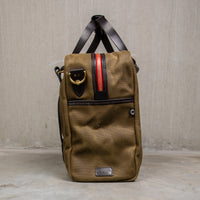 Croots Vintage Waxed Canvas Holdall Olive - Medium