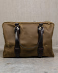 Croots Vintage Waxed Canvas Holdall Olive - Medium