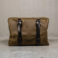 Croots Vintage Waxed Canvas Holdall Olive - Medium