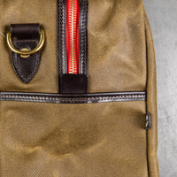 Croots Vintage Waxed Canvas Holdall Olive - Medium