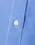 Finamore Gaeta Shirt Collo Lucio Washed Oxford Dark Blue